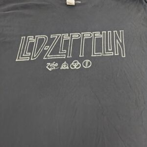 Led Zeppelin Tee With Songs Listed On Back Medium